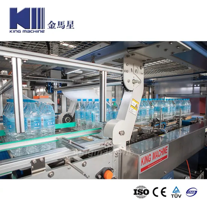 Уравновешенная оберточная машина для пластиковых бутылок / упаковочной машины с подносом